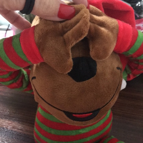 Cutest plush Holiday Monkey ever ! By Mrs Fields - Picture 4 of 11